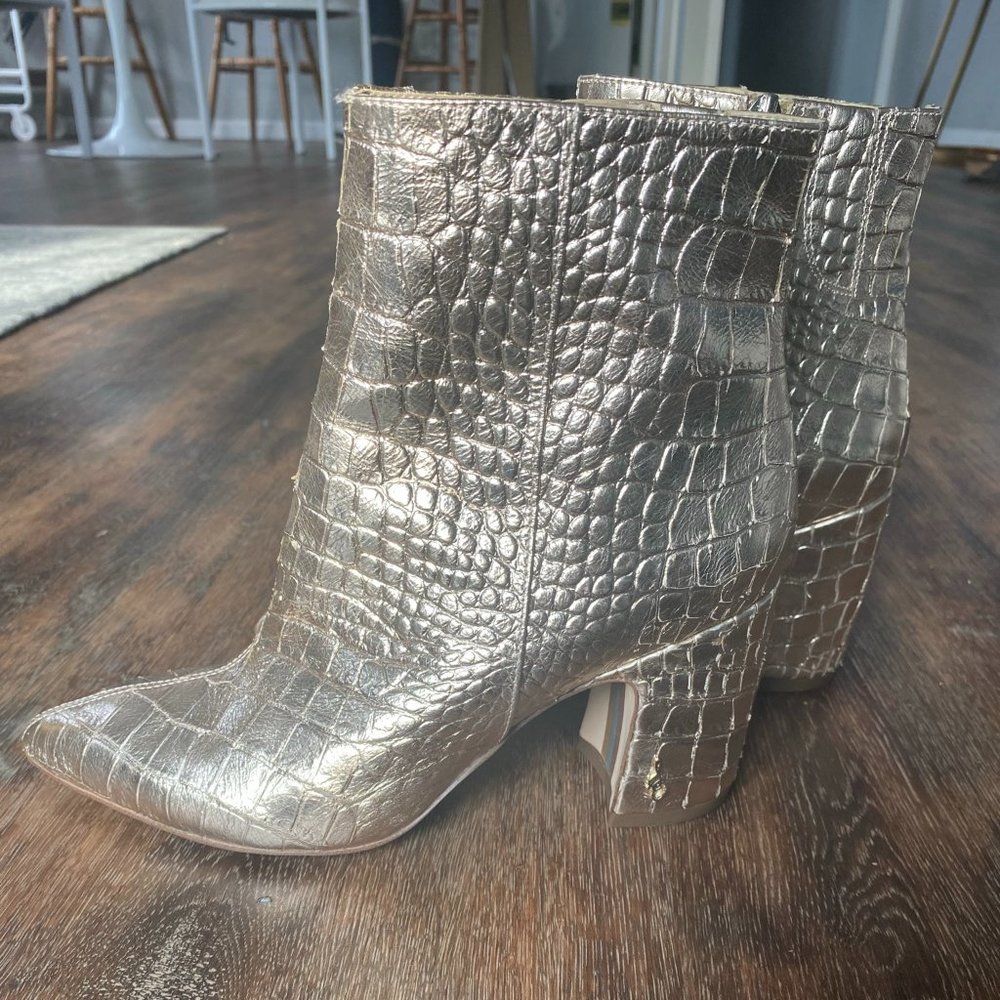 SOLD: Sam Edelman Gold Hilty Bootie